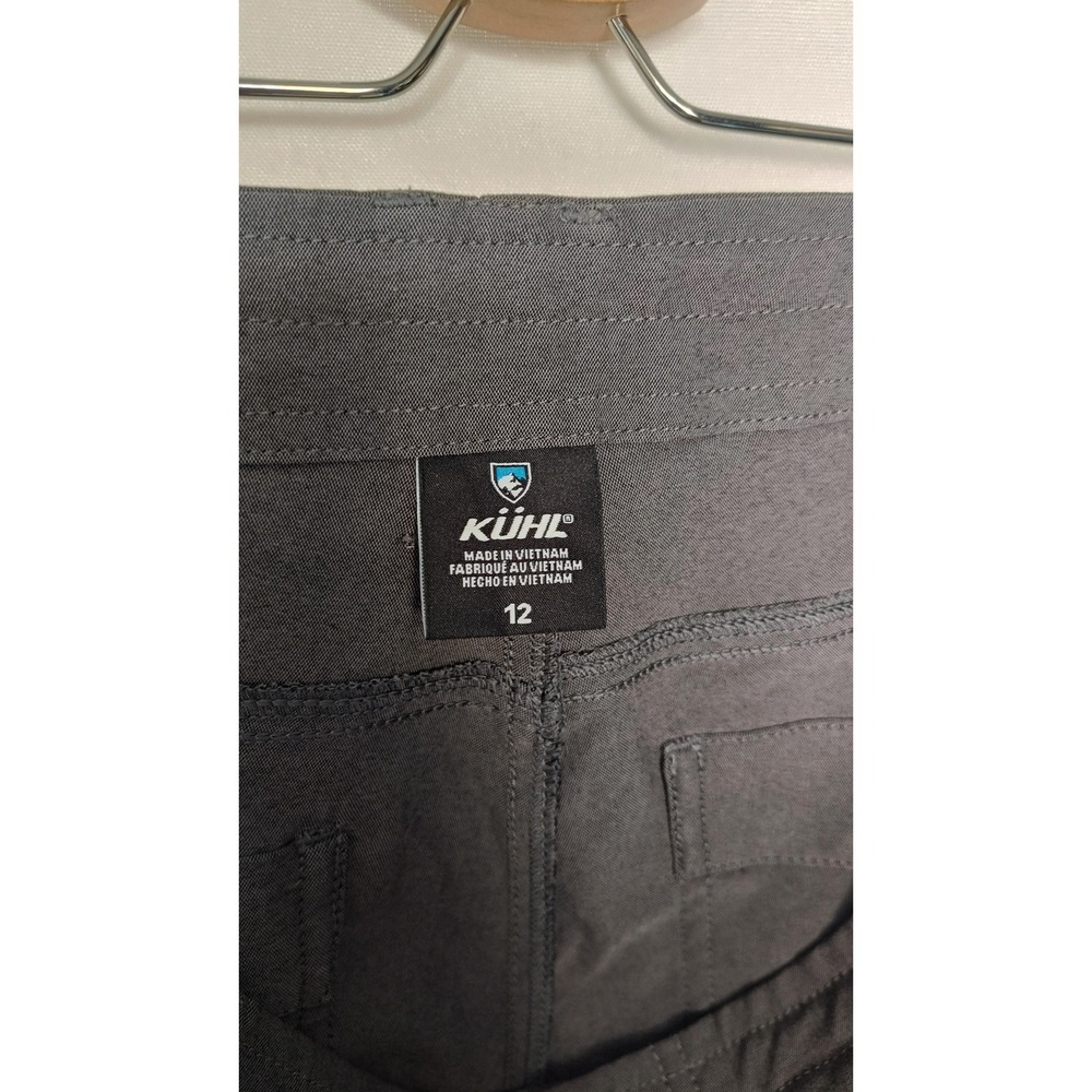 Kuhl Trekr Hiking Shorts 12 Dark Gray Outdoor Stretch Trail Utility 5.5" 6356 - Picture 5 of 9